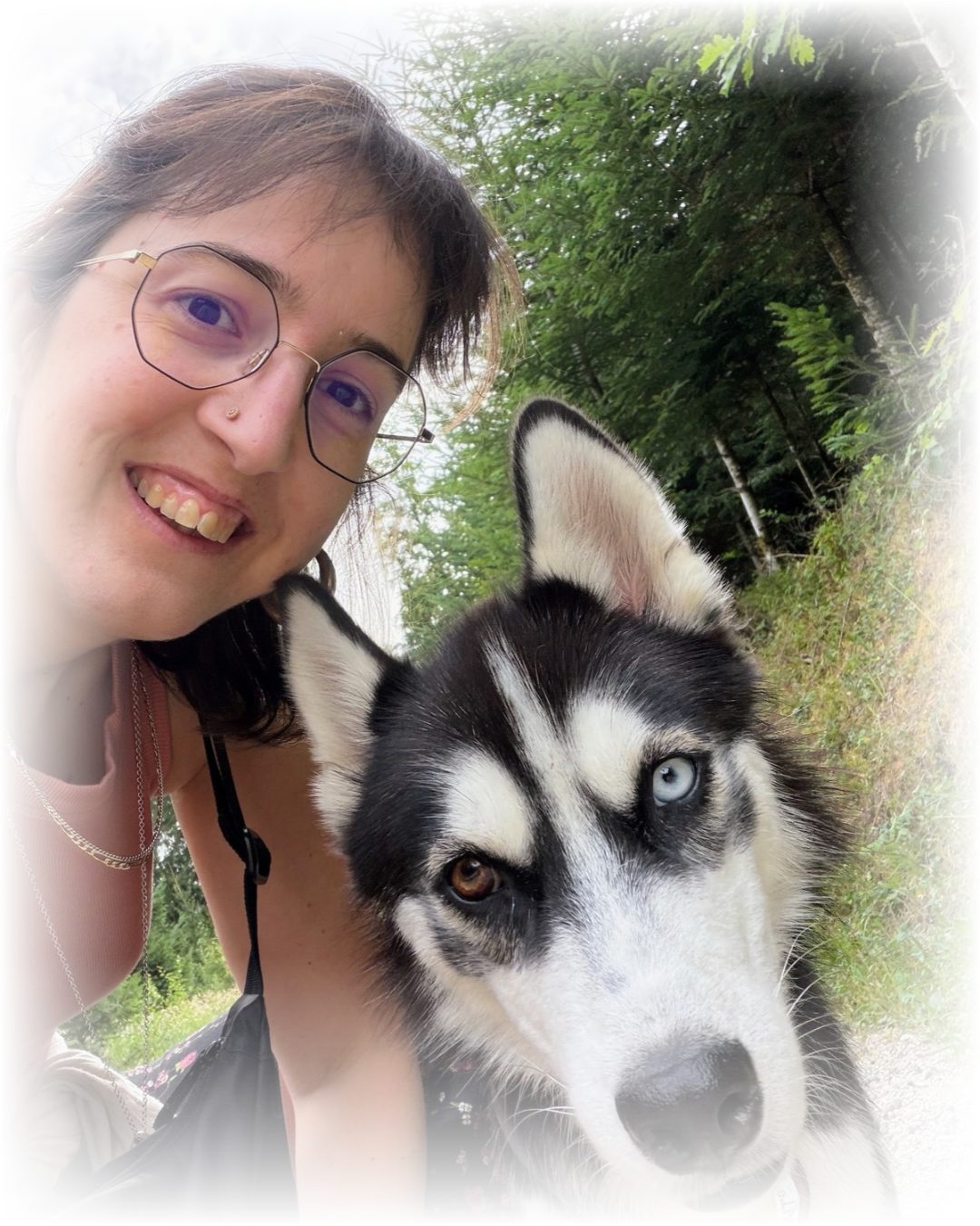 Nicole mit Husky Scout